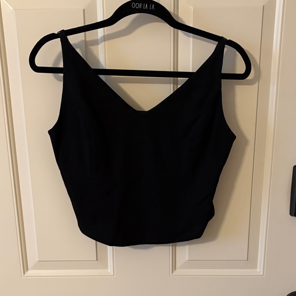 CAbi Black Crop Top